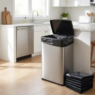 Bao bì nilon không quai cho thùng rác 20-30 lít