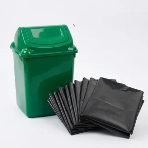 Bao đựng rác không quai 44x56cm màu đen cho thùng rác trong phòng 10-15l