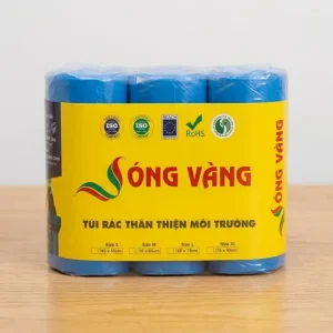 Túi thân thiện với môi trường màu xanh Sóng Vàng