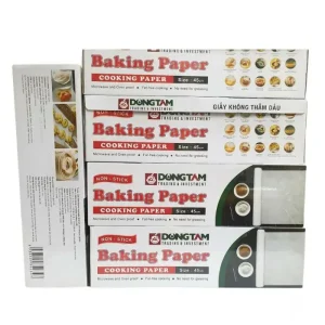 Giấy nến làm bánh cuộn lớn 45cm x 75m, chống dính tốt, chịu nhiệt cao