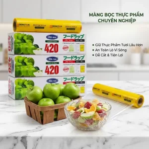 Màng bọc thực phẩm nhập khẩu giữ tươi thực phẩm lâu hơn