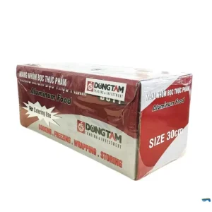 Màng nhôm bọc thực phẩm Đồng Tâm đa dạng kích, dày dặn, chịu nhiệt tốt