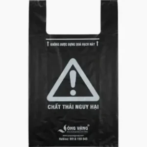 Túi bóng đựng chất thải y tế màu đen Sóng Vàng