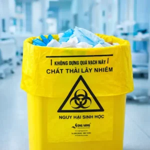 Túi đựng chất thải y tế màu vàng
