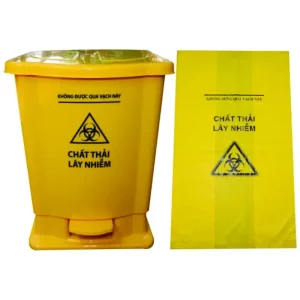 Túi đựng chất thải y tế màu vàng Sóng Vàng