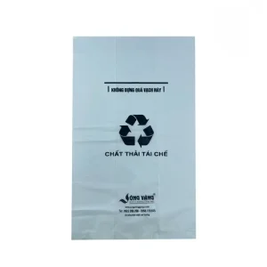 Túi đựng rác thải y tế màu trắng, bền dai, dùng cho bệnh viện, phòng khám