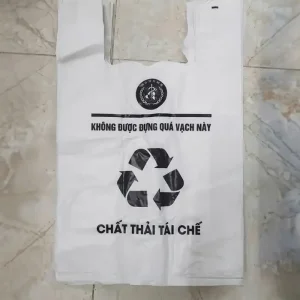 Túi rác y tế màu trắng Sóng Vàng