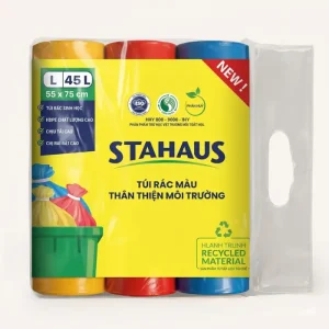 Túi thân thiện môi trường Stahaus size 65x78 3 màu đa dạng