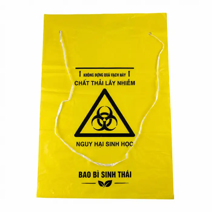 In túi rác y tế có dây In túi rác y tế có dây