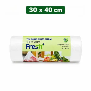Túi đựng thực phẩm siêu thị Fresh+, kích thước 30x40cm